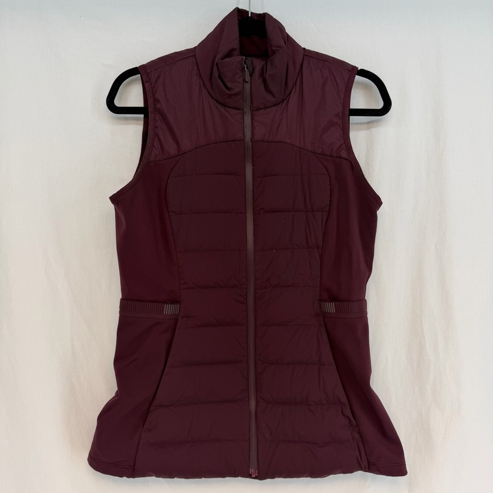 Lululemon Athletica Maroon Puffer Vest